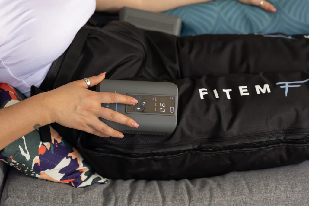 Réglage pendant une séance avec le pantalon Fitem Move 6